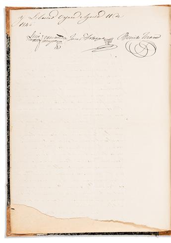 (MEXICO.) Documents on the reconstitution of the state of Oaxaca and the rise of Benito Juárez to power.